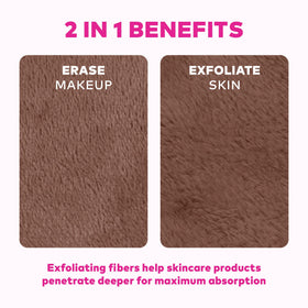 MakeUp Eraser freshly laundered pad illustrating reusability and clean benefit