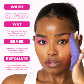 MakeUp Eraser lifestyle bathroom counter display promoting daily routine simplicity