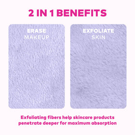 MakeUp Eraser in washing machine emphasizing machine washable and sustainable benefit