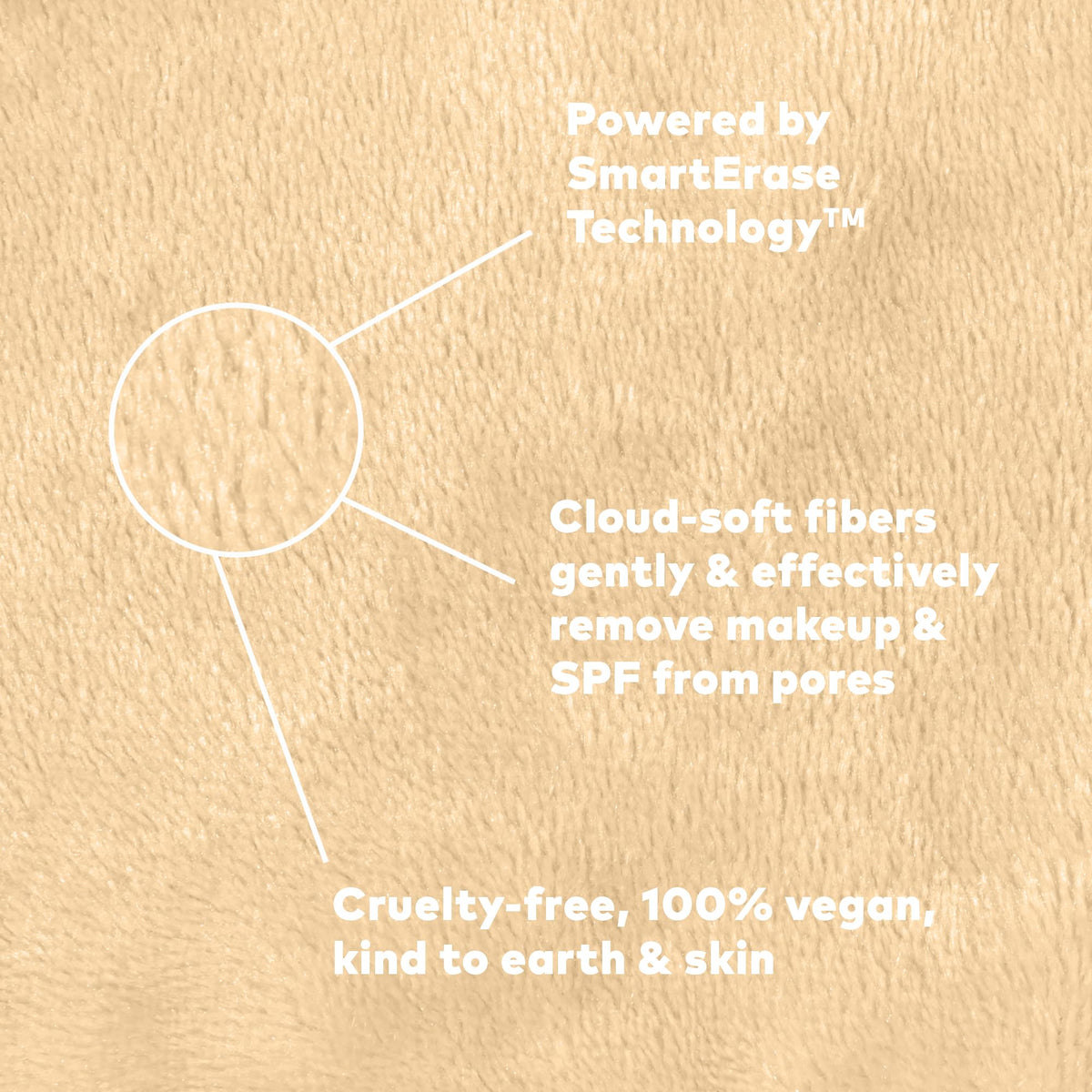 MakeUp Eraser shown in hand to show PRO size and travel-friendly benefit
