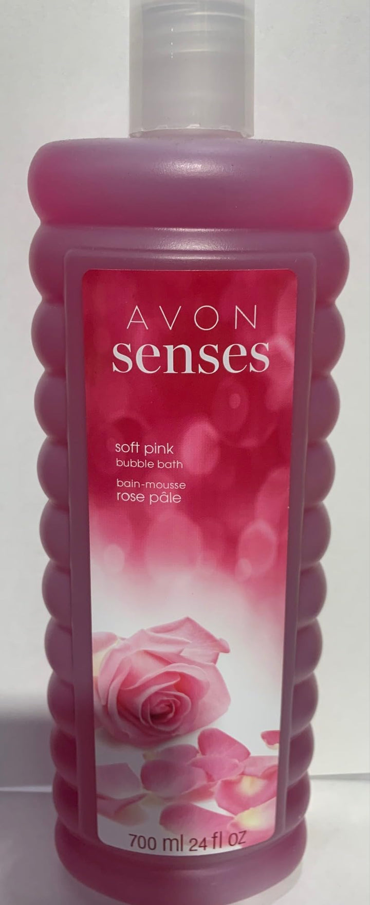 MAKJUNS Avon front packaging showing bottle and floral label benefit calming scent