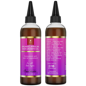 MAKOF BEAUTY close-up of oil texture highlighting smooth conditioning