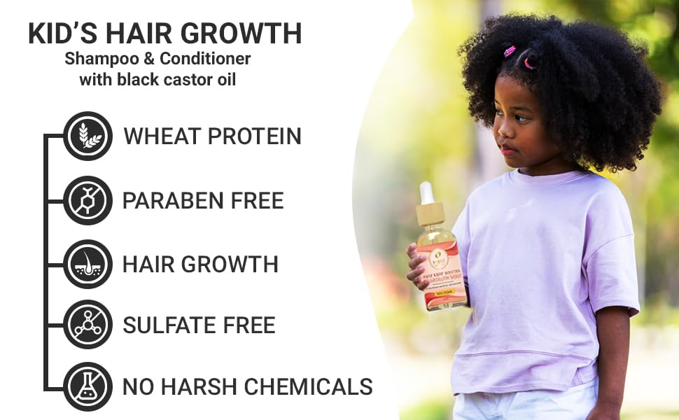 MAKOF BEAUTY close-up of defined child curls showing improved curl definition