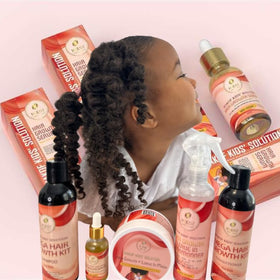 MAKOF BEAUTY family using products in bathroom showing gentle daily routine benefit