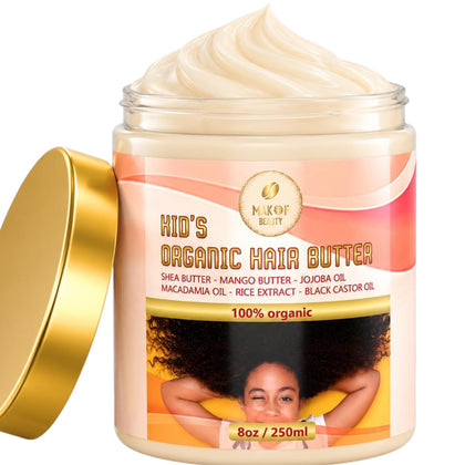 MAKOF BEAUTY front jar view showing clean packaging and easy scoop benefit