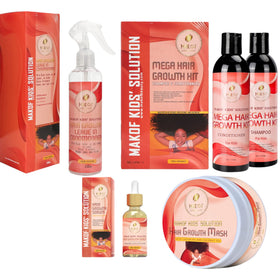 MAKOF BEAUTY full kit front packaging showing all products for gentle hydration