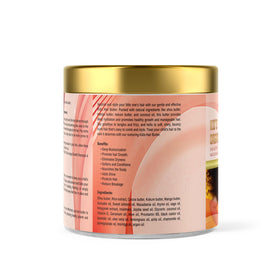 MAKOF BEAUTY jar held in hand to show 8 oz size and travel-friendly benefit