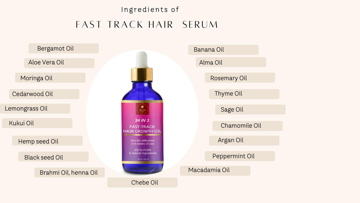 MAKOF BEAUTY oil massaged into scalp showing hydration and soothing benefit