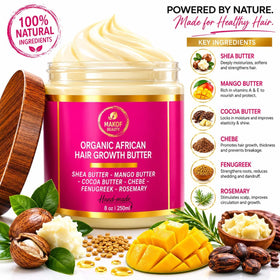 MAKOF BEAUTY close-up of creamy butter texture showing smooth absorption benefit