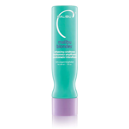 Malibu C front packaging of conditioner showing product and benefits