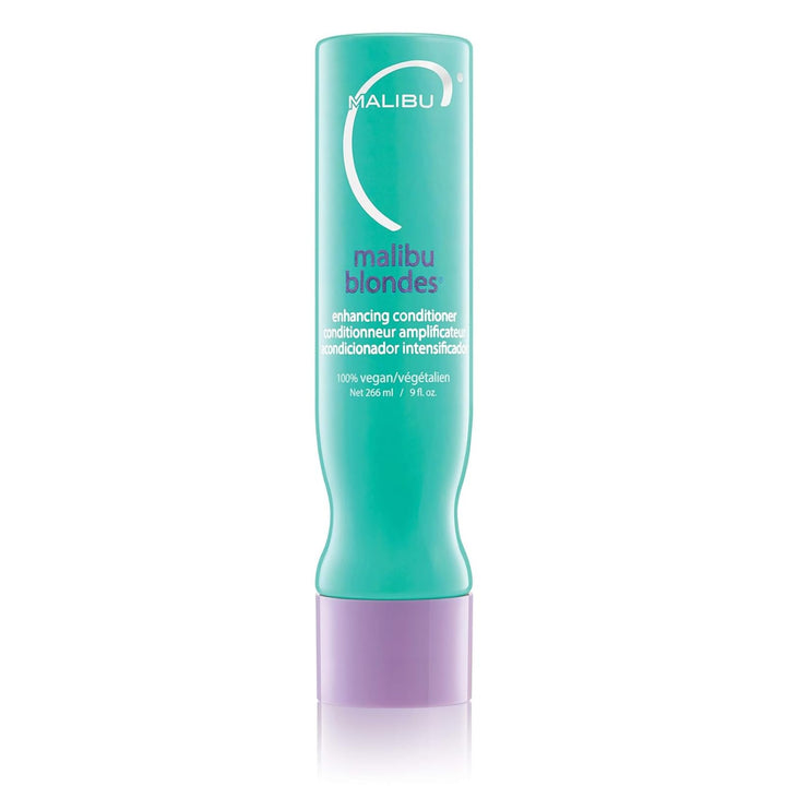 Malibu C front packaging of conditioner showing product and benefits