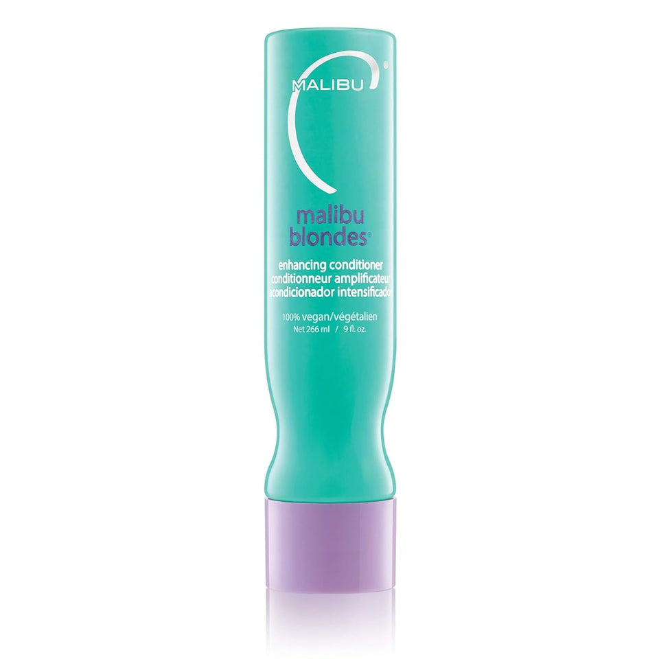 Malibu C front packaging of conditioner showing product and benefits