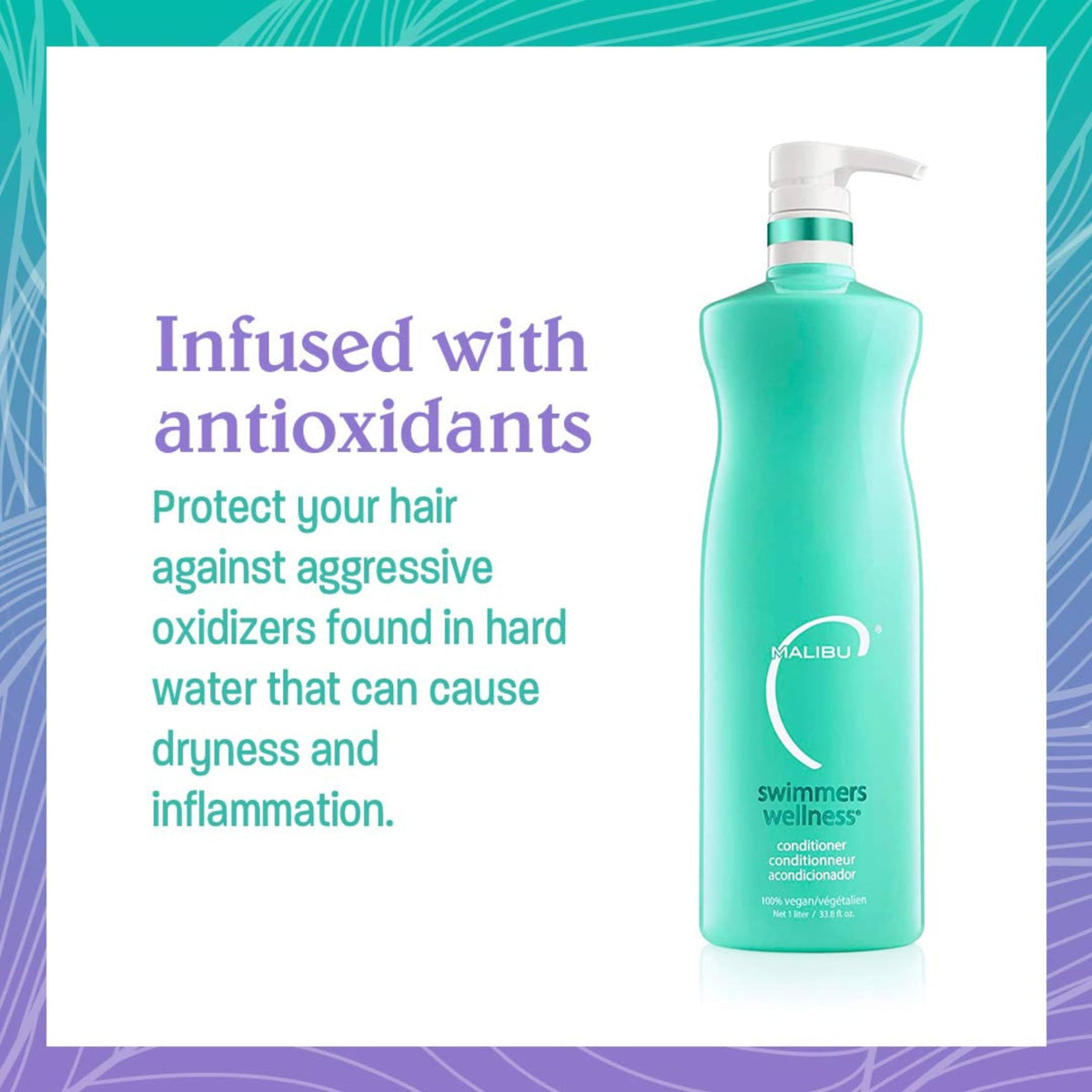Malibu C conditioner texture on palm illustrating creamy hydration