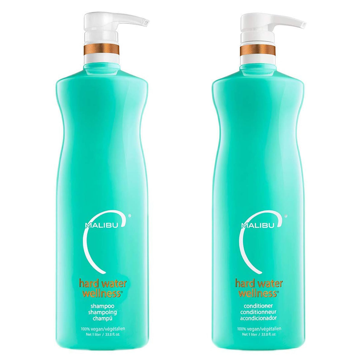 Malibu C duo front packaging showing bottles and benefits