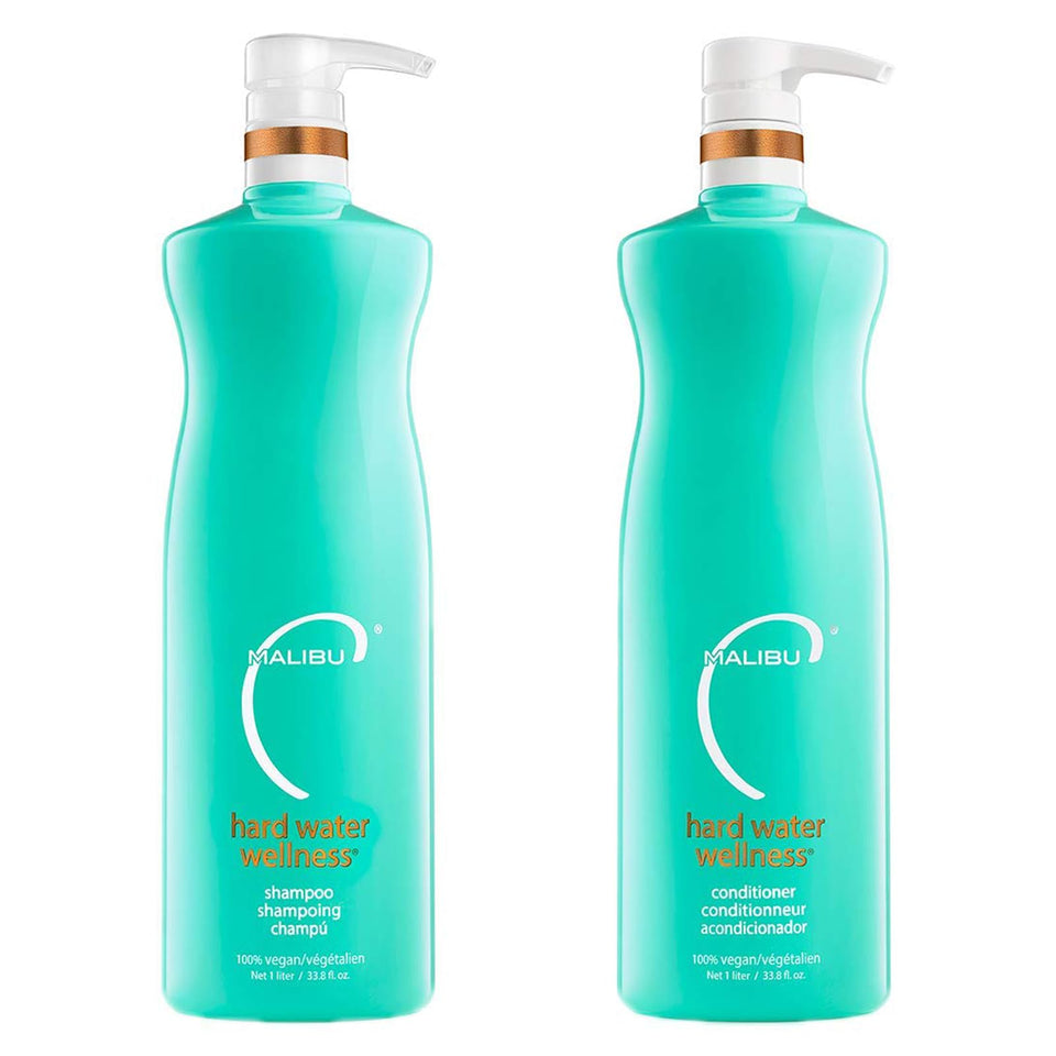 Malibu C duo front packaging showing bottles and benefits