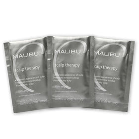 Malibu C front packet showing packaging and clear benefit of targeted scalp relief