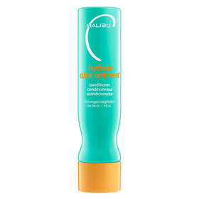 Malibu C front packaging showing product name and 9 oz size with clear benefit