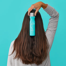 Malibu C menthol and spearmint ingredients visual conveying cooling scalp relief
