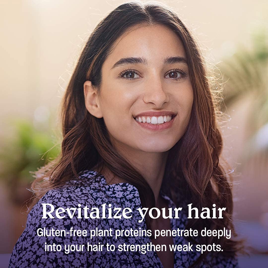 Malibu C applied to wet hair in hand demonstrating easy spread and detangling benefit
