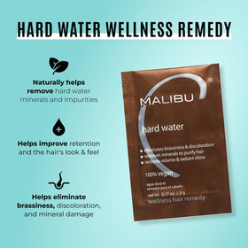 Malibu C powder close-up texture highlighting dissolvable vitamin C complex