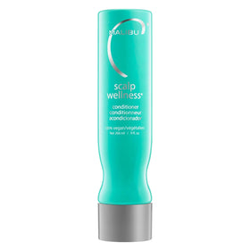 Malibu C front packaging showing bottle and calming design for scalp health