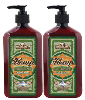 Malibu Tan front packaging showing two 18 fl oz bottles for long-lasting hydration