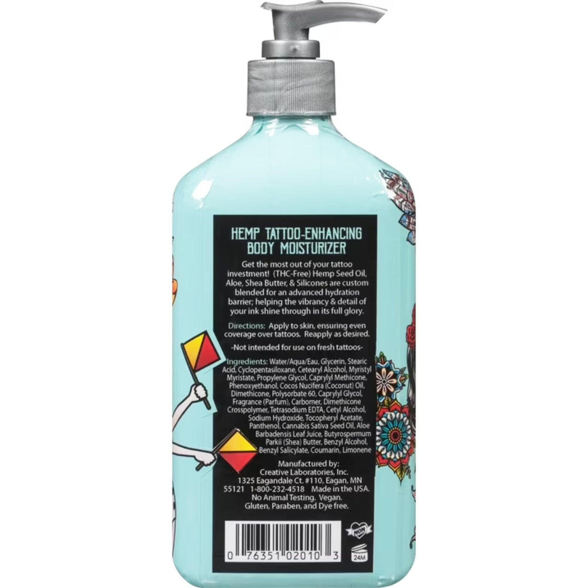 MalibuHemp Tan pump bottle close-up highlighting easy, mess-free dispenser