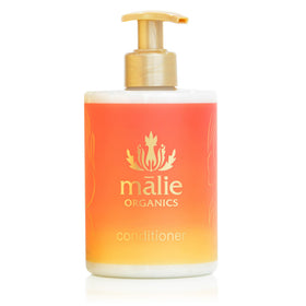 Malie bottle front label showing mango nectar fragrance and benefits