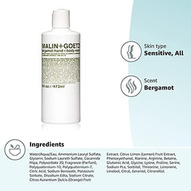 MALIN+GOETZ clear gel texture close-up demonstrating gentle hydration