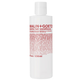 Malin + Goetz front packaging showing bottle and label, clear benefit of minimalist design