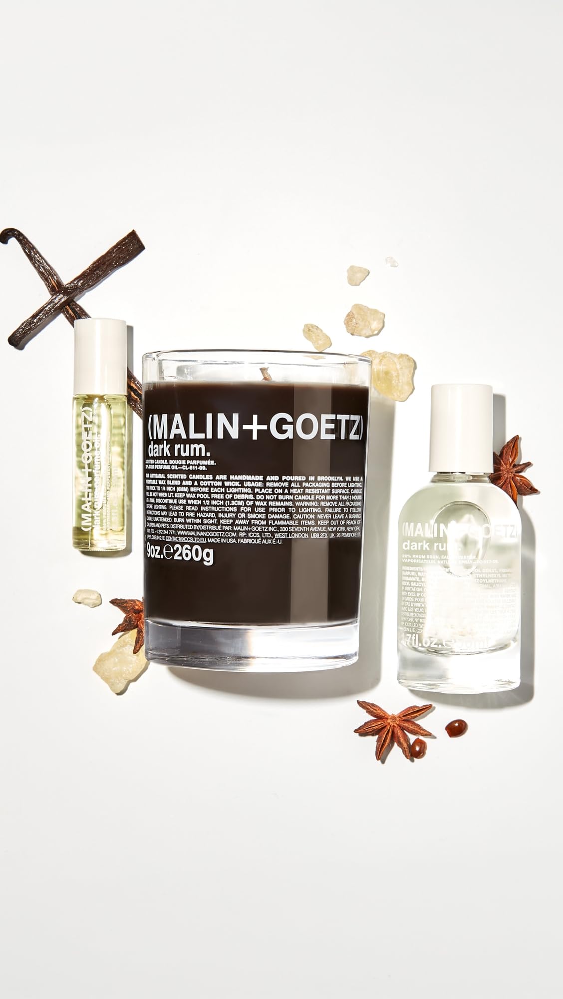 MALIN+GOETZ oil texture close-up showing smooth glide and nourishing finish benefit