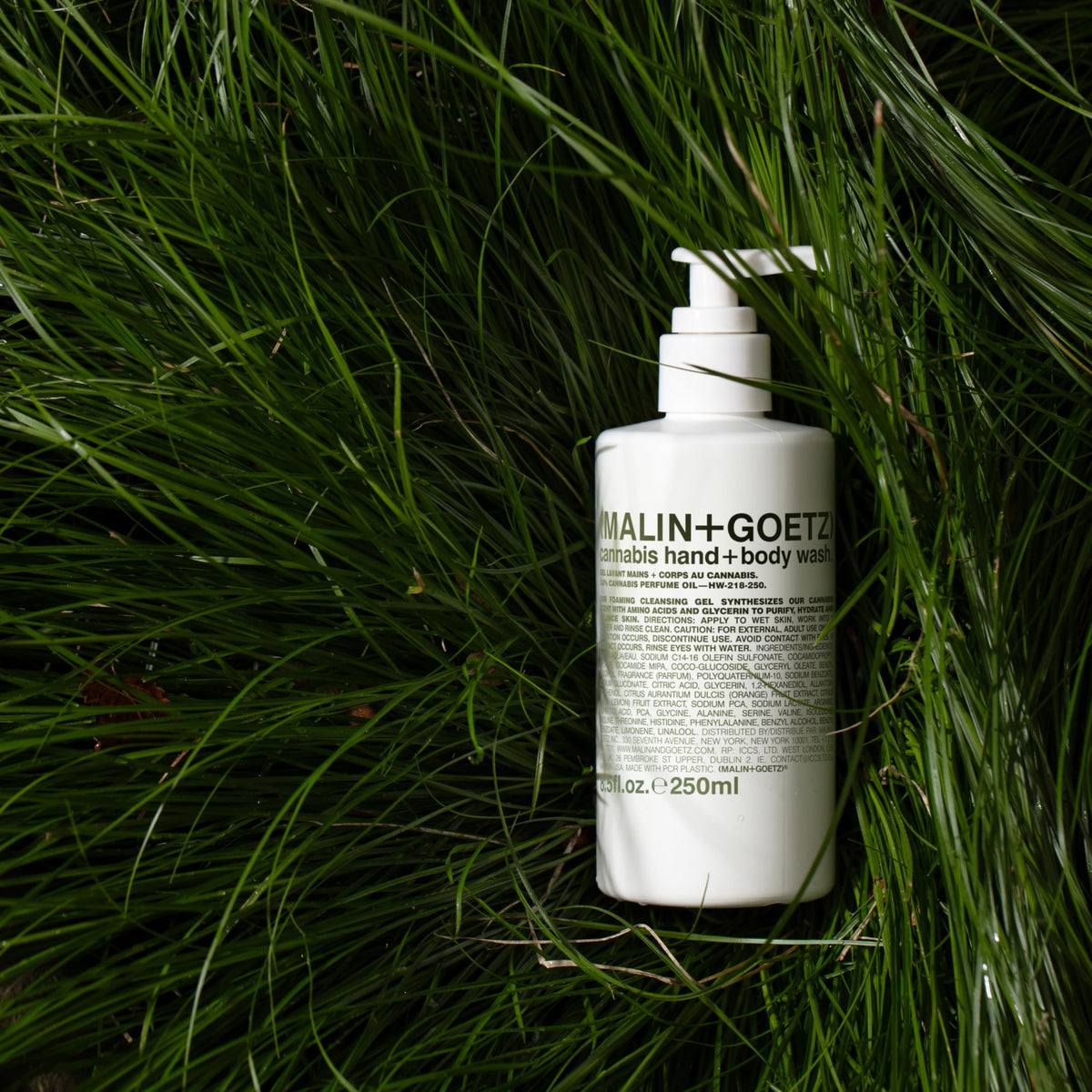 MALIN+GOETZ foam lather closeup demonstrating gentle cleansing and soft skin benefit