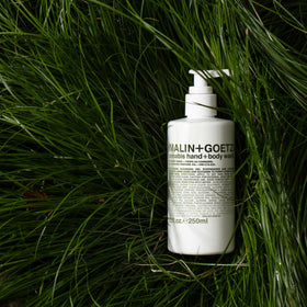 MALIN+GOETZ foam lather closeup demonstrating gentle cleansing and soft skin benefit