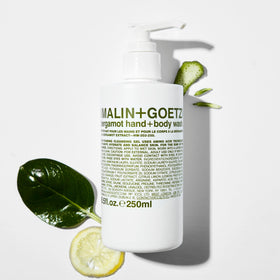 MALIN+GOETZ creamy foam texture close-up illustrating gentle lather and skin-friendly cleanse benefit