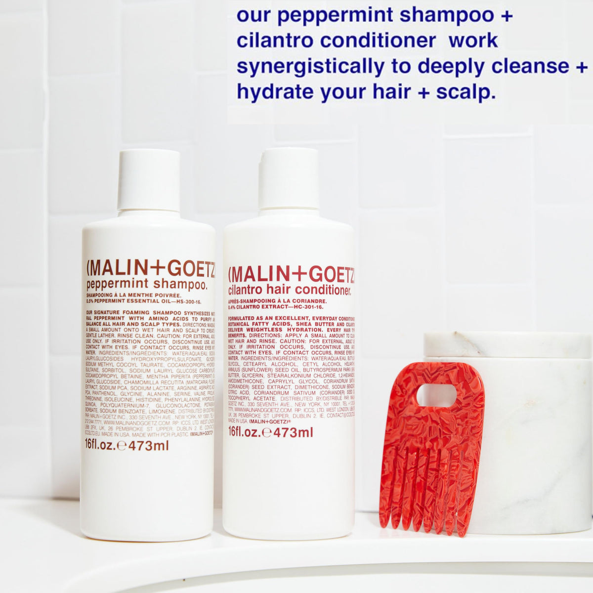 malin+goetz packaging detail cap pump illustrating easy-dispense benefit