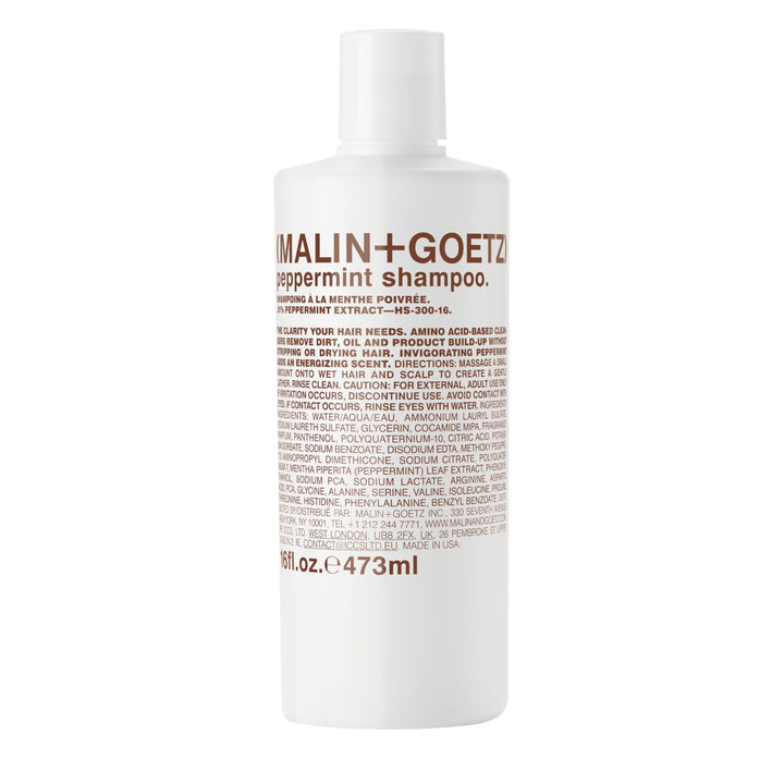 MALIN+GOETZ front bottle showing clean design and daily clarifying benefit