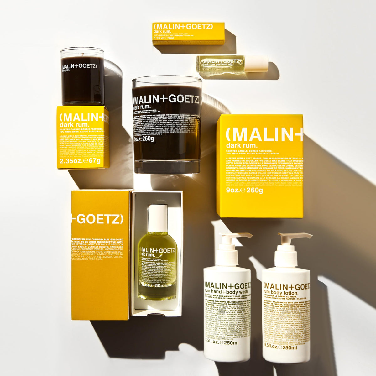 MALIN+GOETZ lotion in a bathroom setting showing daily routine convenience benefit