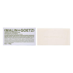 MALIN+GOETZ front packaging of the hydrating rum bar showing label and size, highlights longevity