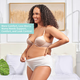Mama & Wish disposable postpartum underwear and cooling liners for quick, hygienic changes
