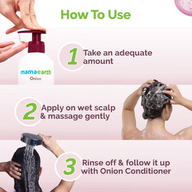 Mamaearth rinsed foam lather demonstrating gentle cleansing and manageable hair