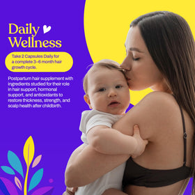 Mama's Select two capsules in hand indicating daily dosage convenience