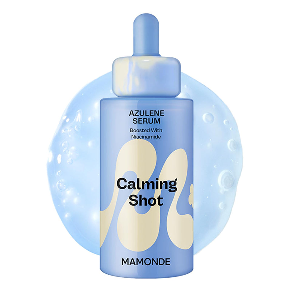 MAMONDE front packaging showing calming serum for quick identification and benefits