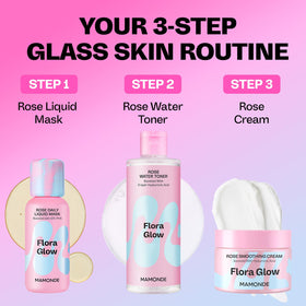 MAMONDE cap and bottle detail emphasizing floral design