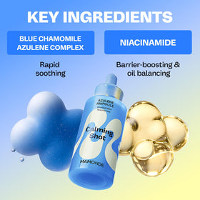 MAMONDE bottle beside a credit card for size comparison and travel-friendly benefit