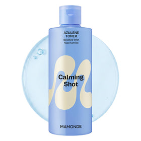 MAMONDE front packaging showing calming shot toner for soothing hydration