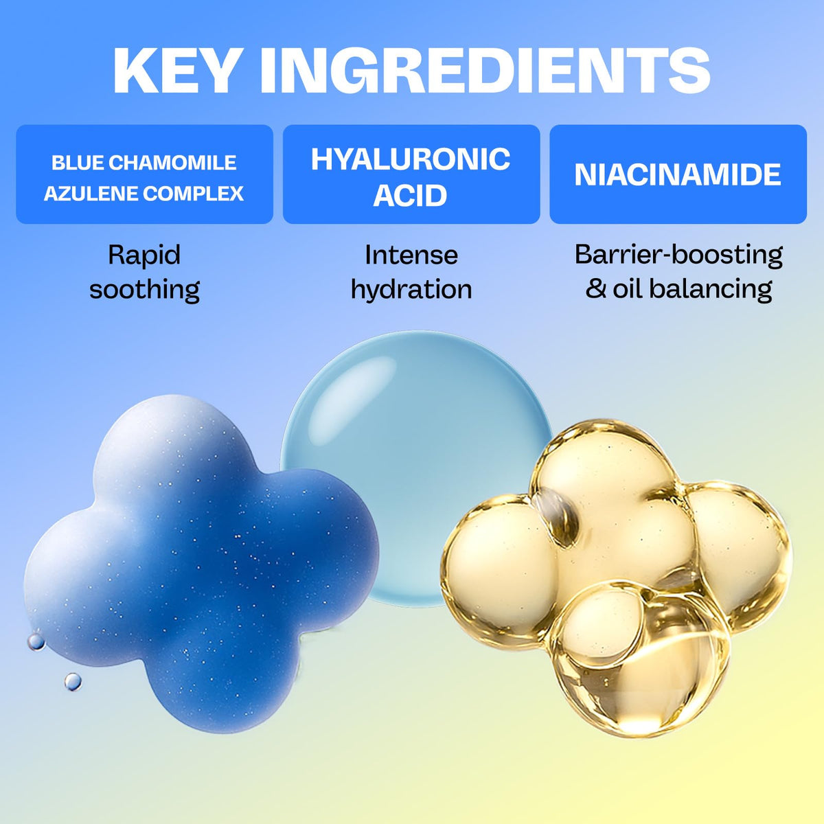 MAMONDE open jar revealing azulene gel contents for cooling relief