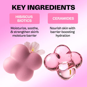 MAMONDE lotion dispensed on hand showing smooth spreadability