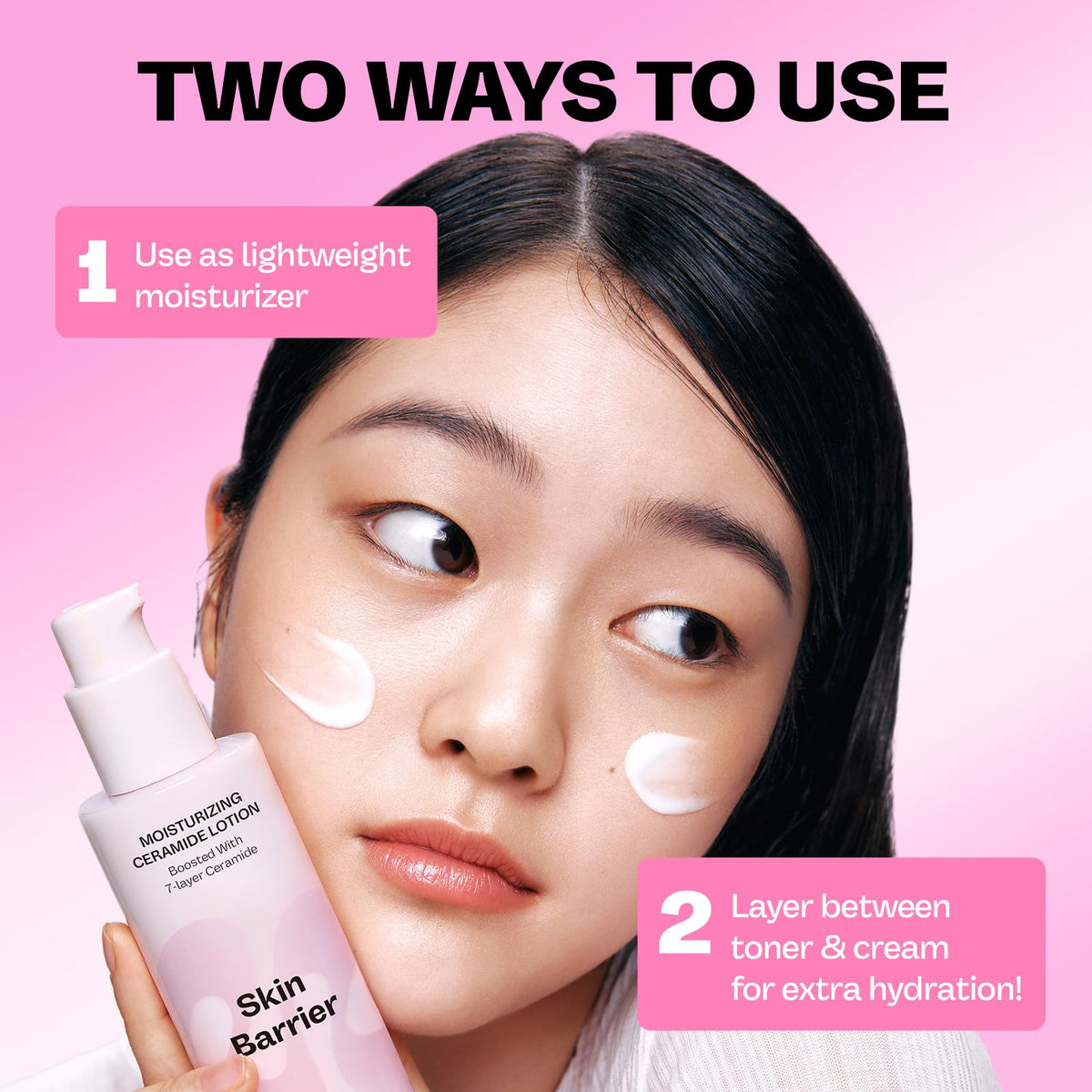 MAMONDE lotion with hibiscus flowers conveying botanical nourishment