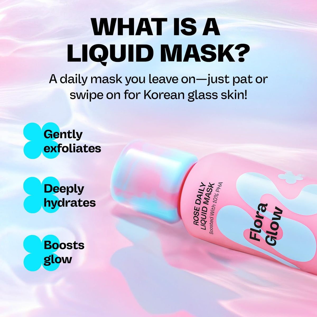 MAMONDE pump dispensing mask onto hand for easy application