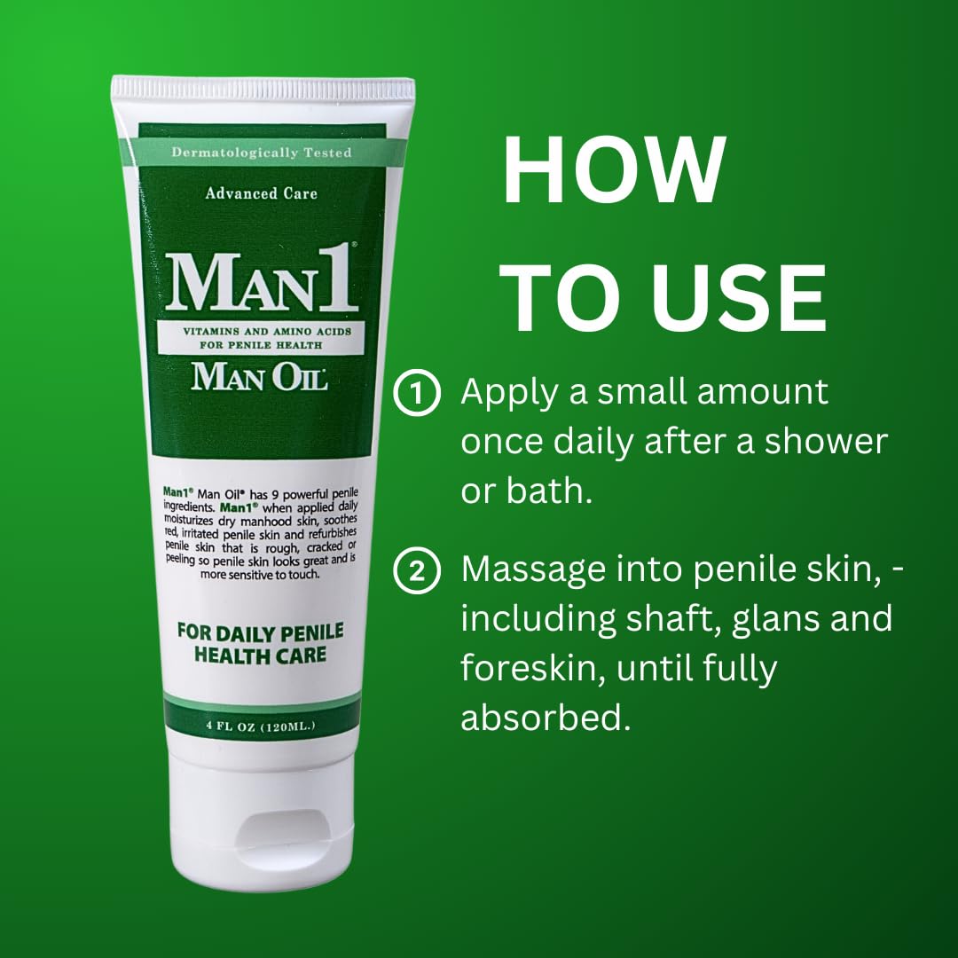 Man1 Man Oil cream texture close-up showing smooth, fast-absorbing formula